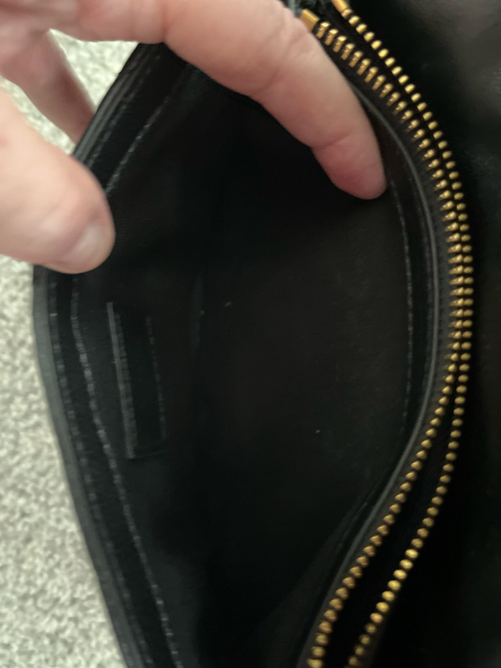 EUC Quince Black Quilted Crossbody with Gold Chain - Picture 13 of 16